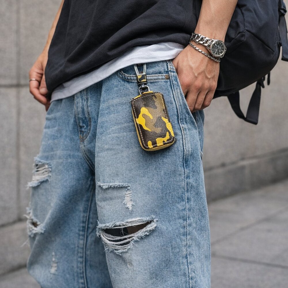 Camo Car Key Holder